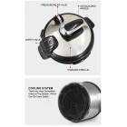 6L Commercial Multifunction Large Stainless Steel Smart Digital Electric Pressure Cooker